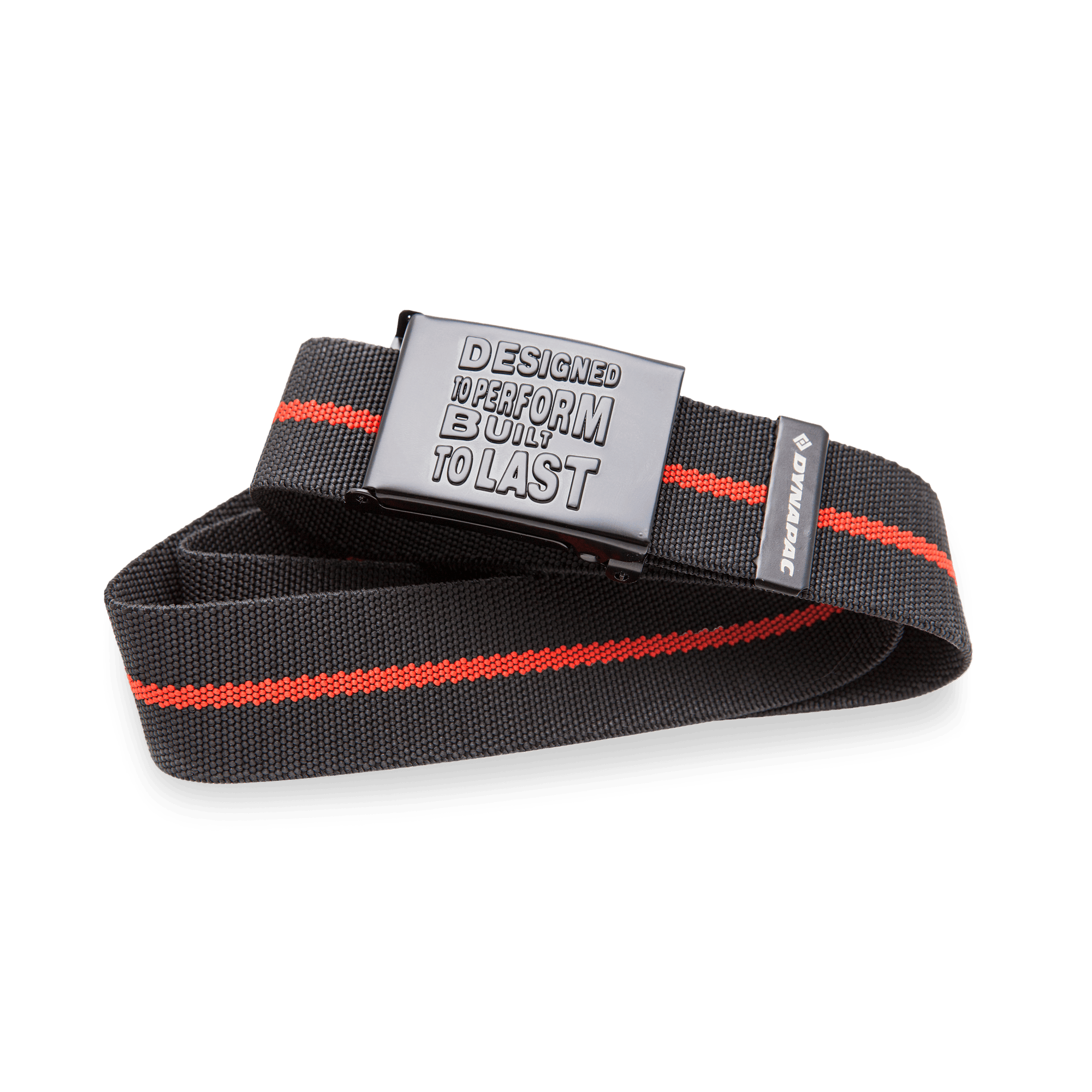 dynapac belt with embossed logo