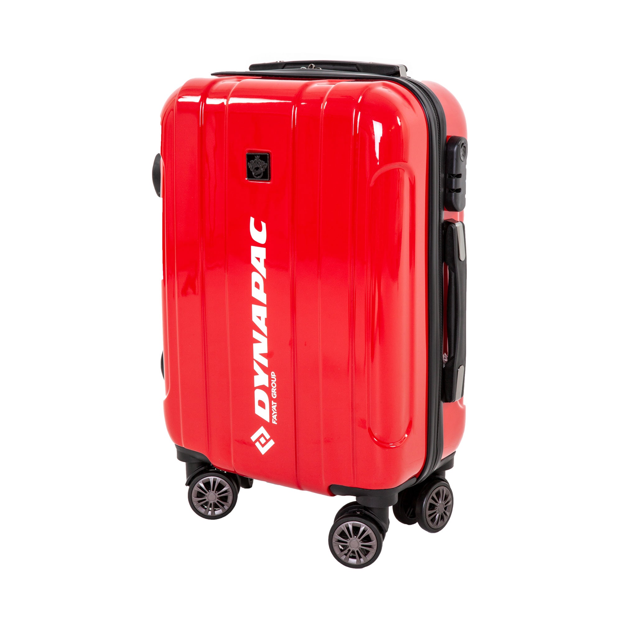 Red dynapac cabin trolley