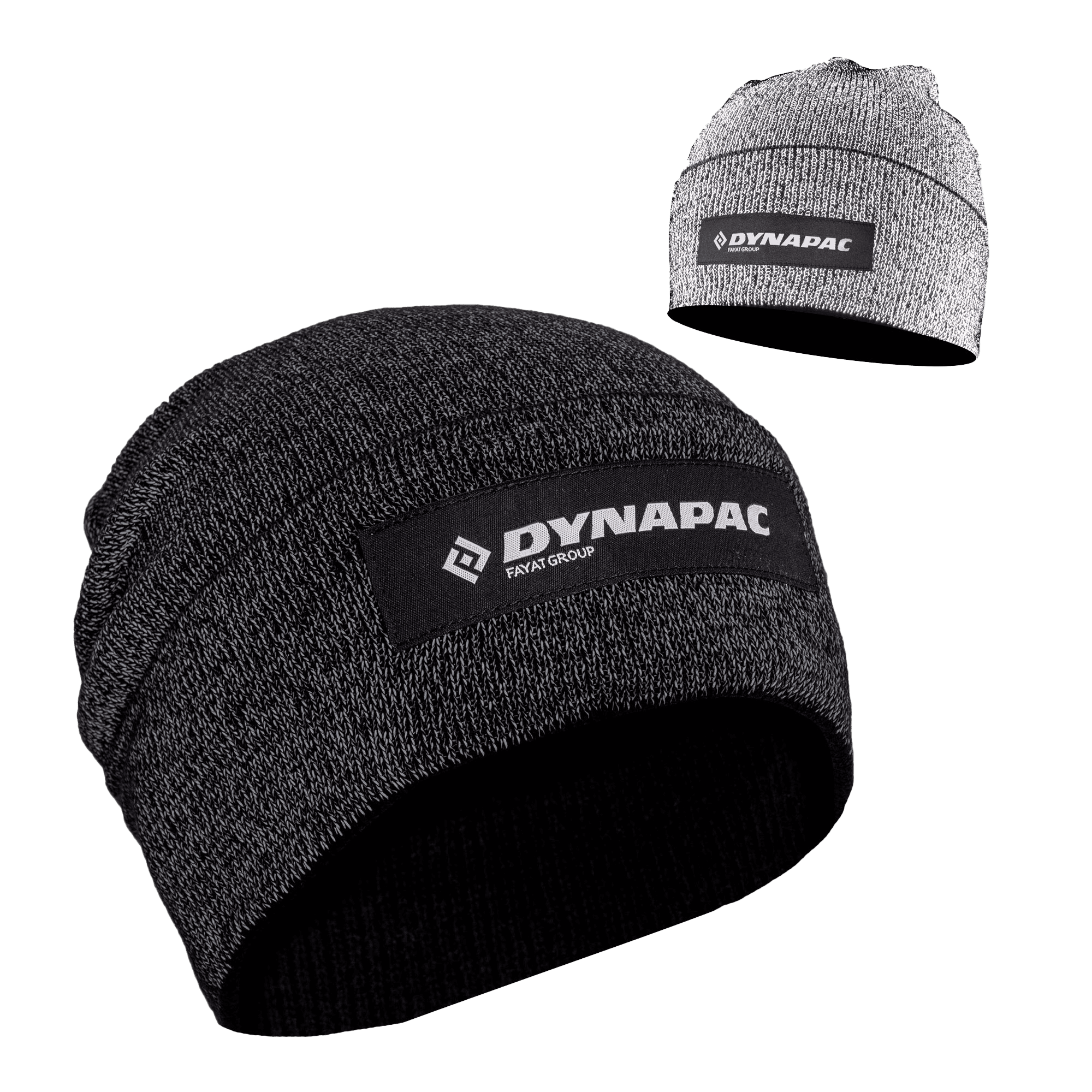 Dynapac reflective beanie with white logo