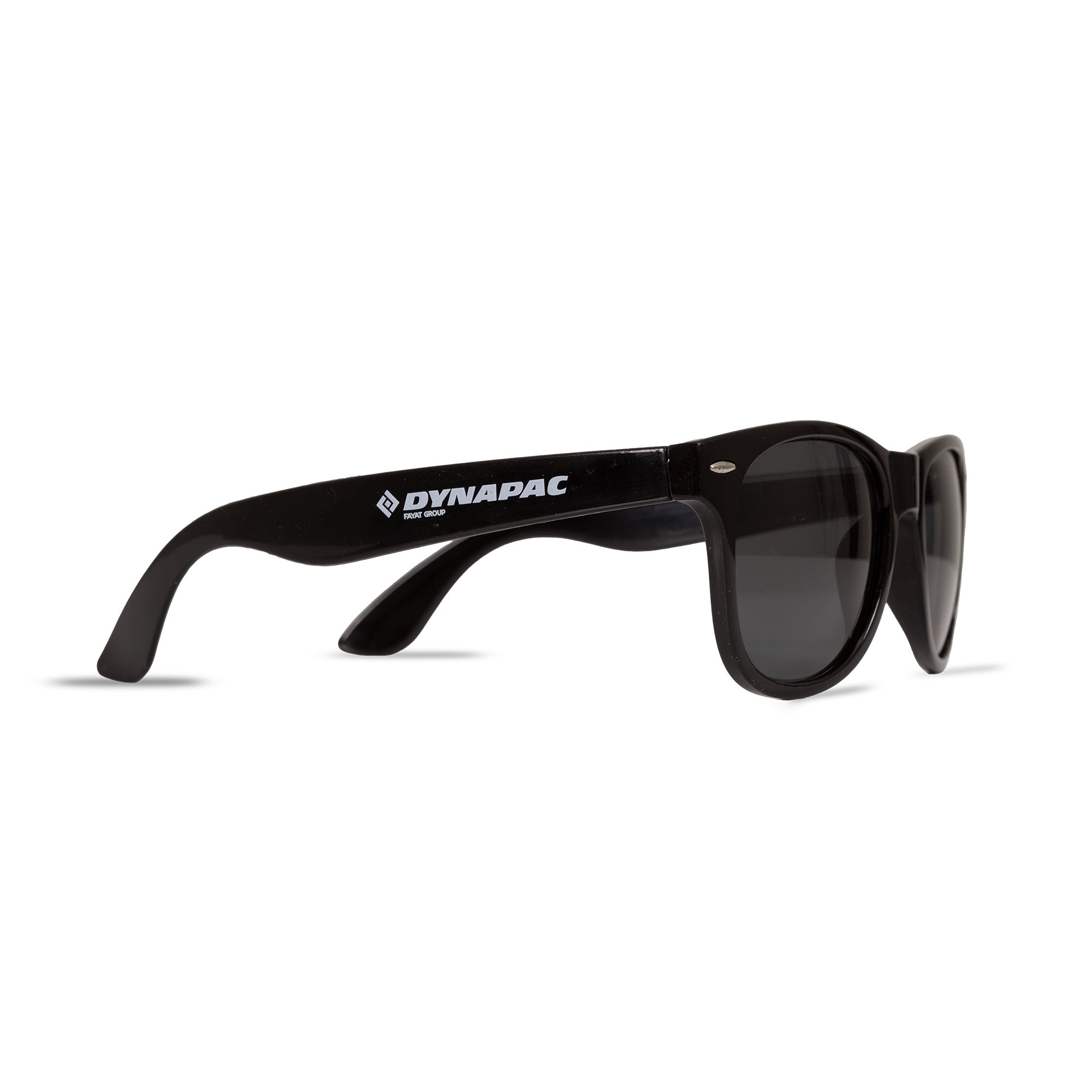 sunglasses with dynapac logo side view